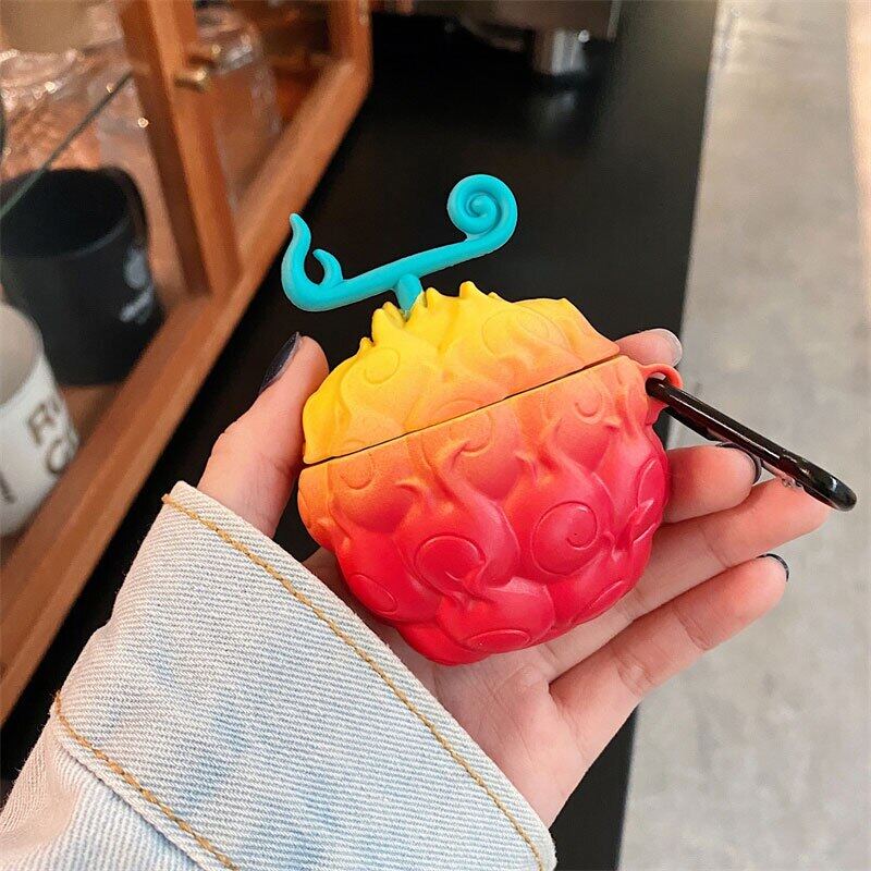 3D Cartoon Anime Devil Fruit Earphone Case for Huawei FreeBuds 3 4 4i Pro Wireless Headphone Soft Silicone Protective Cover Box for Huawei Freebuds 5i